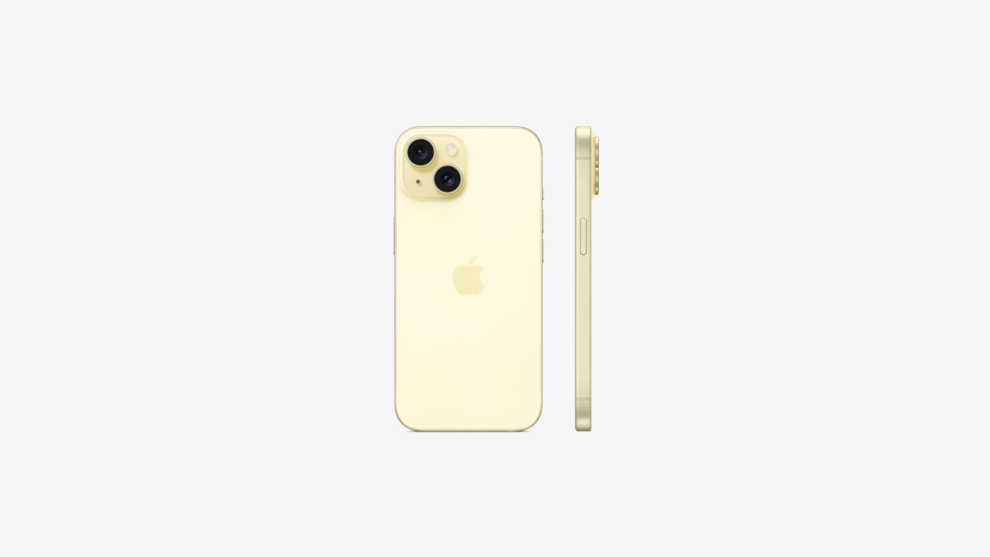 iPhone 15 Plus có màu gì mới? iPhone 15 Plus màu Vàng là sự pha trộn giữa màu Vàng cơ bản và màu Trắng